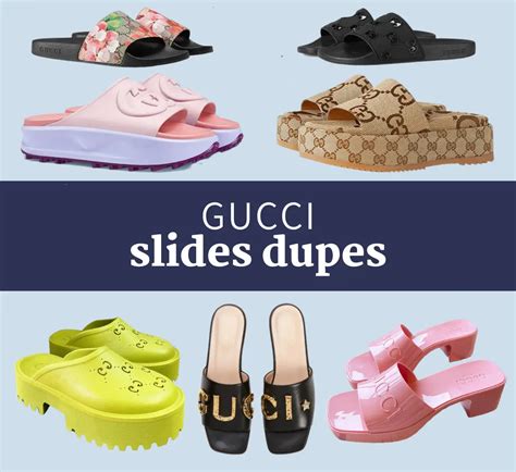 Gucci plastic sandals dupe